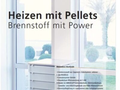 Broschüre: Heizen mit Pellets